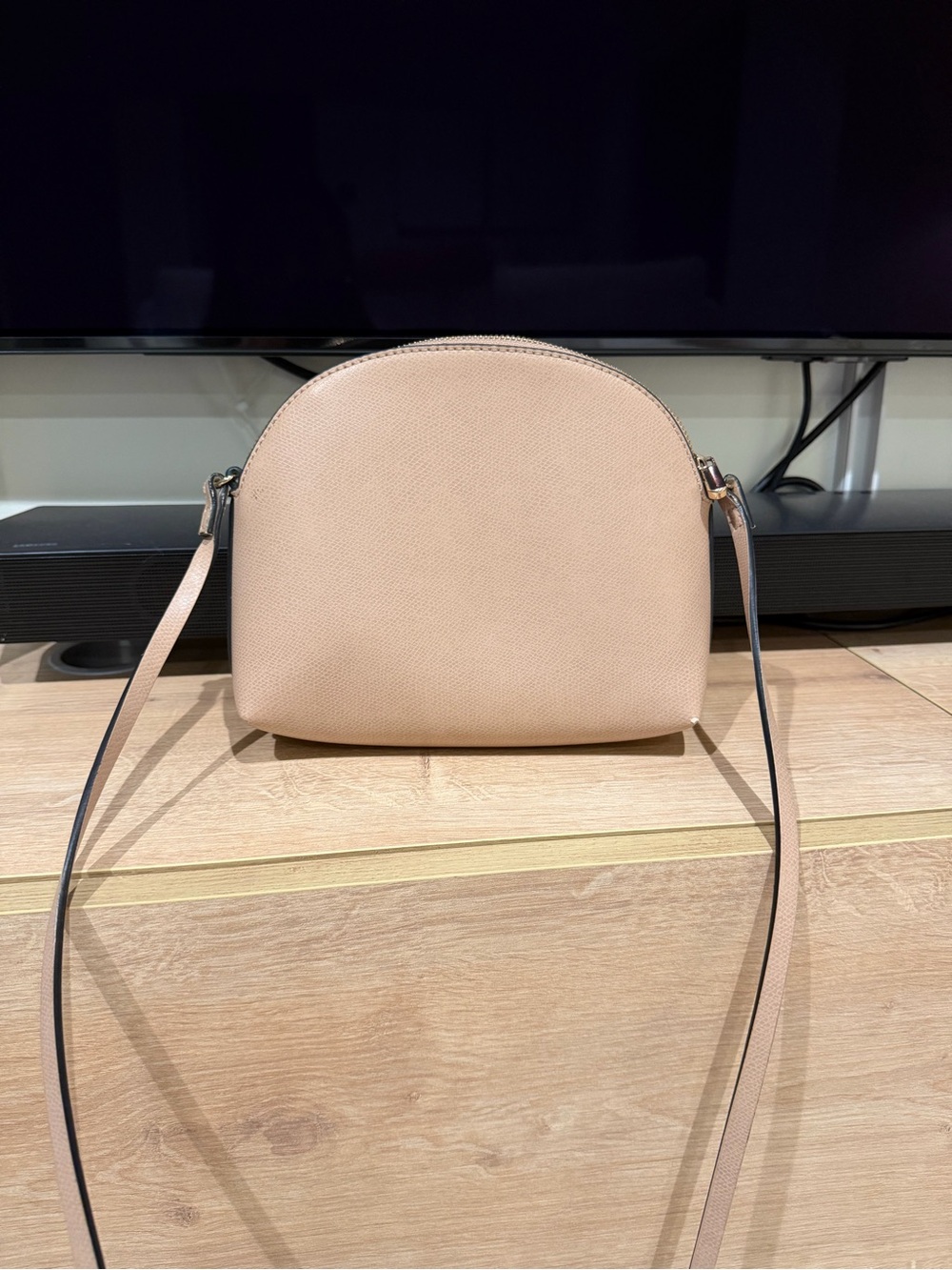 Minimalist Blush Crossbody Bag - Women